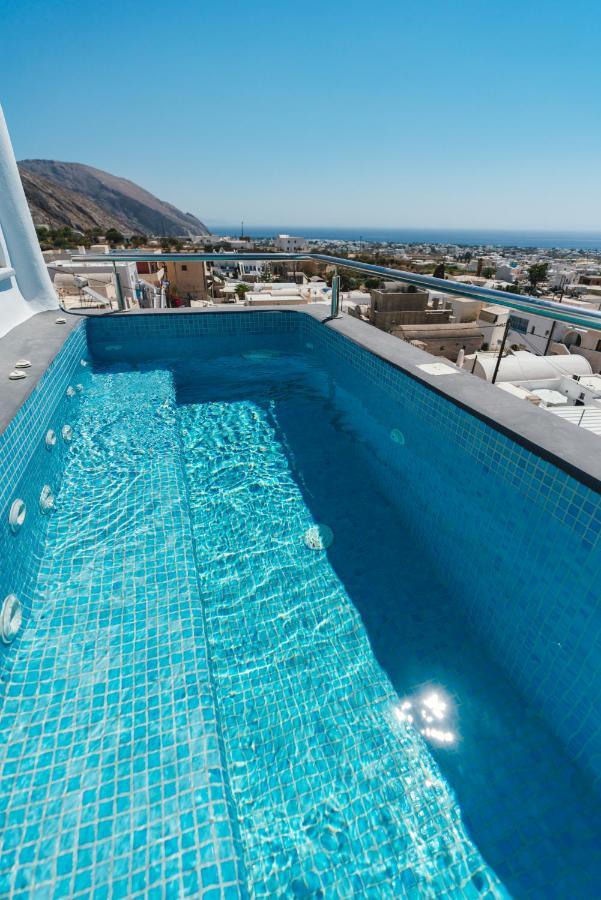 Lux House With Outdoor Jacuzzi And Sea View In Santorini Apartment Emporio  Exterior photo